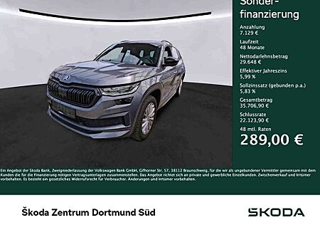 Skoda Kodiaq 2.0 SPORTLINE 4X4 LEDER PANO AHK ACC LM19
