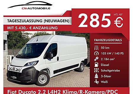 Fiat Ducato 2.2 L4H2 Klima/R- Kamera/PDC/Bluetooth