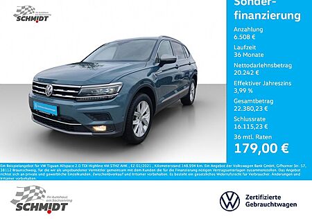 VW Tiguan Allspace Volkswagen 2.0 TDI Highline 4M STHZ AHK