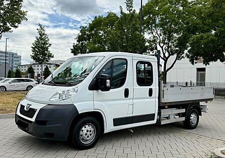 Peugeot Boxer Pritsche Lang 7Sitzer Kipper Klima