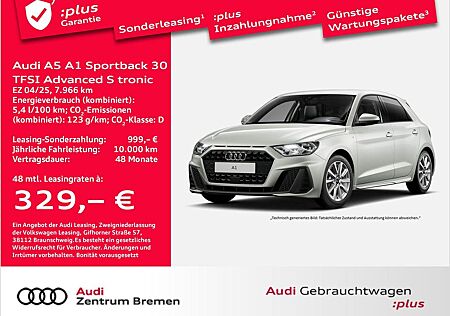 Audi A1 SPORTBACK 30 TFSI S-LINE SITZH EINPARKH KLIMA