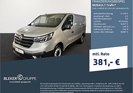 Renault Trafic LKW 2.0 BLUE dCi 150 L1H1 3,0t Ko