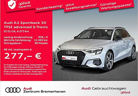 Audi A3 SPORTBACK 30 TFSI ADVANCED S-TRON AHK LED NAV
