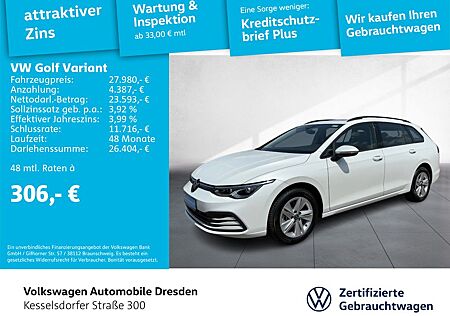 VW Golf Volkswagen VIII Variant 2.0 TDI Life AHZV LED Panorama