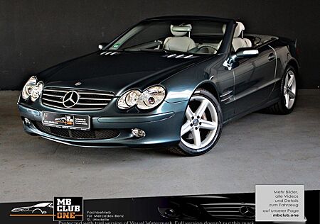Mercedes-Benz SL 500 Topasblau/Alpaca Panorama Zustand 1A