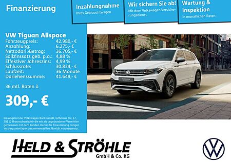 VW Tiguan Allspace Volkswagen R-Line 2.0 TDI DSG 4M AHK