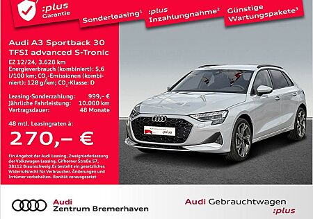 Audi A3 SPORTBACK 30 TFSI ADVANCED S-TRON STANDH. AHK
