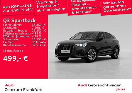 Audi Q3 Sportback 45 TFSI e S tronic S line LED DAB P