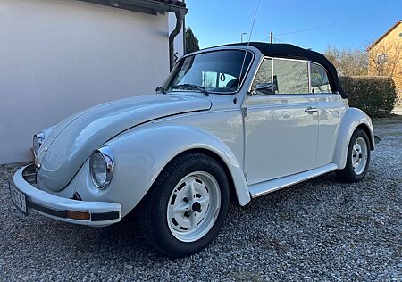 VW Käfer Volkswagen Cabrio 1303 LS Alpinweiss tüv