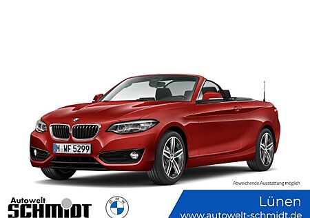 BMW 218i Cabrio Sport Line + 2Jahre-BPS.-GARANTIE