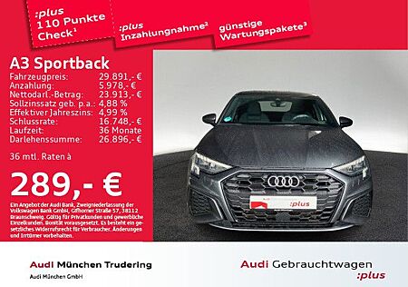 Audi A3 Sportback 45 TFSI e S line Pano LED