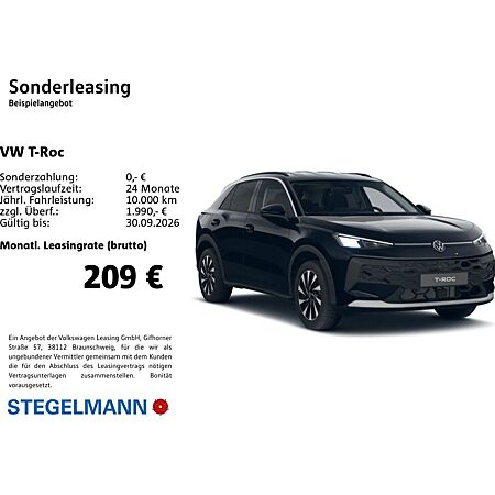 VW T-Roc leasen