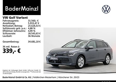VW Golf Volkswagen Variant 1.5 eTSI DSG Life Kam. AHK HUD ACC