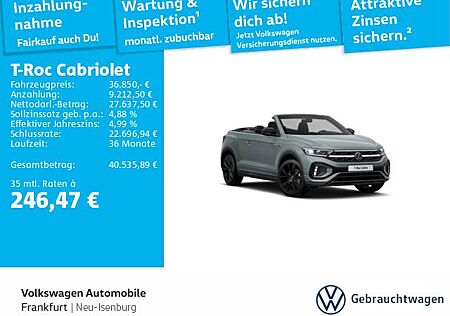VW T-Roc Volkswagen Cabriolet R-Line 1.5 l TSI OPF 110 kW (150