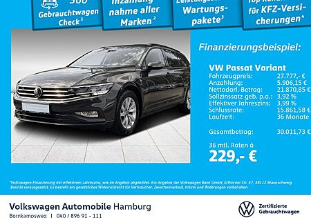 VW Passat Variant Volkswagen 1.5 TSI DSG LED Navi Sitzheizung