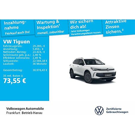 VW Tiguan leasen