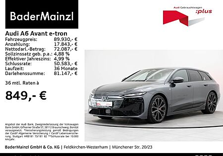 Audi A6 e-tron A6 Avant e-tron quattro AHK Matrix HUD 360° B&O