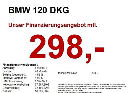 BMW 120 gebraucht kaufen BMW 120 DKG M Sport HUD/LED+/360CAM/ACC/K-ZUG/SH/DAB