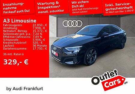 Audi A3 Limousine 35 TDI advanced LED DAB Tempomat
