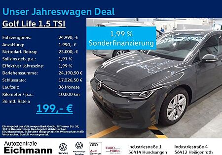 VW Golf Volkswagen VIII Life 1.5 TSI+LED+ACC+H&K+SIDE-ASSIST+C
