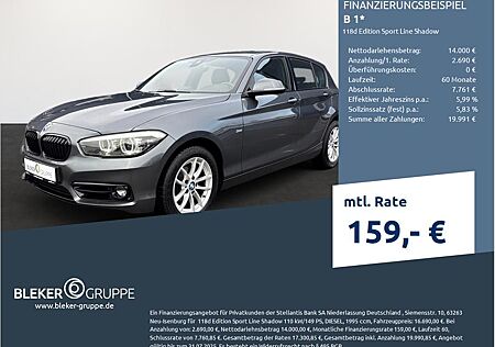 BMW 118 d Edition Sport Line Shadow