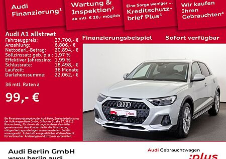 Audi A1 allstreet 30 TFSI S tr. RFK LED NAVI VIRTUAL