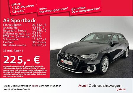 Audi A3 Sportback 40 TFSI e S tronic advanced Navi+/V