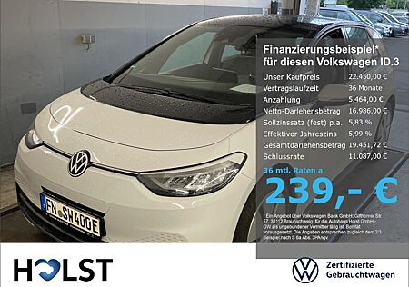 VW ID.3 Volkswagen 107 kW Pro electric 107kW LaneAssist CSS DA