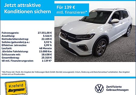 VW T-Cross Volkswagen 1.5 TSI R-Line MATRIX-LED ACC NAVI SHZ