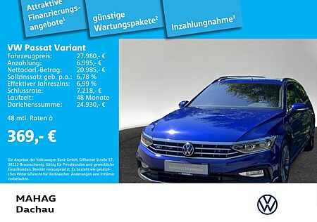 VW Passat Variant Volkswagen Elegance 2.0 TDI R-Line AHK IQ.Li