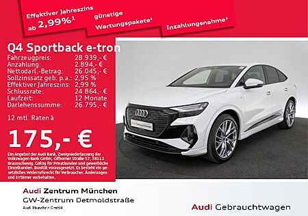 Audi Q4 e-tron Q4 Sportback e-tron 35 S line SONOS/Matrix/Kamer