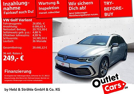 VW Golf Volkswagen Variant R-Line Black 2.0 TDI DSG HuD PANO