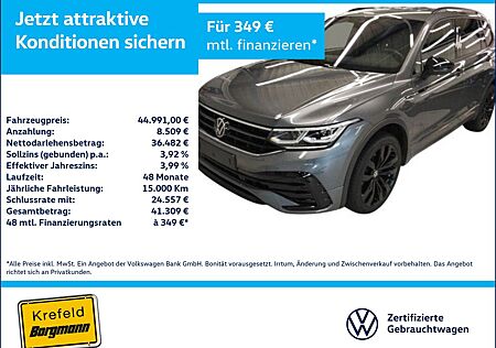VW Tiguan Allspace Volkswagen 2.0 TDI R-Line 4Motion AHK HUD