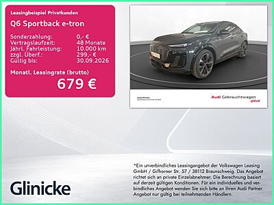 Audi Q6 Sportback e-tron edition one grey AHK LM 21"