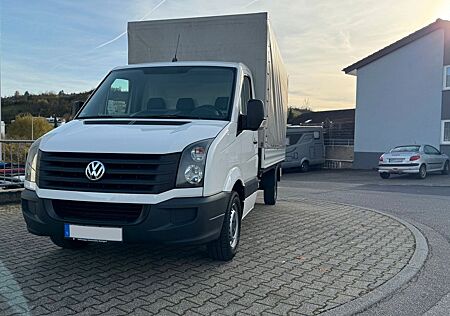 VW Crafter Volkswagen 35 Einzelkabine mit Planen-Pritsche