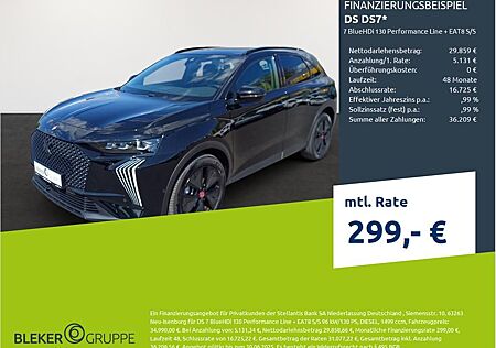 DS Automobiles DS7 Crossback BlueHDi 130 Performance Line+