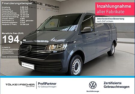 VW T6 Transporter Volkswagen T6.1 Transporter 2.0 TDI Kasten FWD lang Leder