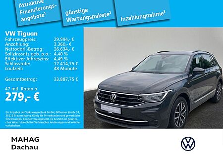 VW Tiguan Volkswagen 1.5 TSI LIFE Navi LED Alu17TulsaGRAPHITE