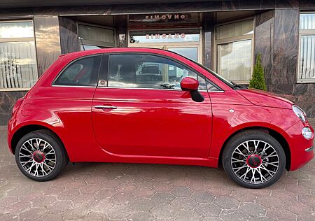 Fiat 500 Red Navi 16" LM-Felgen