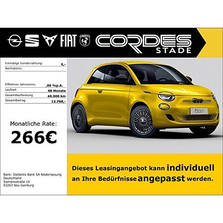 Fiat 500E leasen