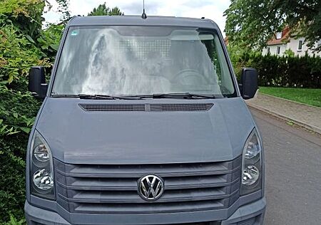 VW Crafter Volkswagen 35, DK, Pritsche, 2,0 TDI, 120 kW, grau,