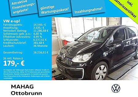 VW e-up! Volkswagen e-up! StylePlus CCS Maps+MoreDock Sitzhz. Tempo