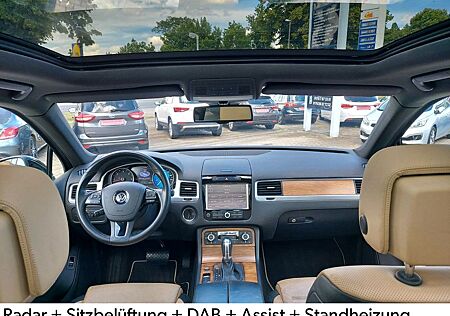 VW Touareg Volkswagen V6 TDI BMT Exclusive Radar Sitzklima