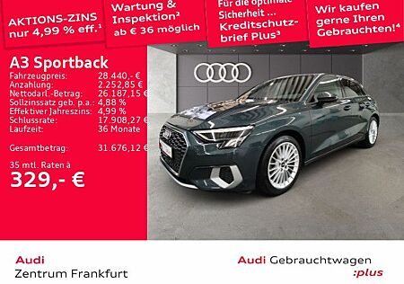 Audi A3 Sportback 35 TFSI S tronic advanced LED DAB L