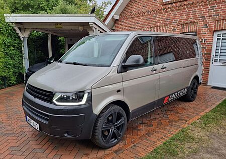 VW T5 Kombi Volkswagen T5 2.0 TDI lang 4Motion+Camper+5 Sitze+Wohnmobil
