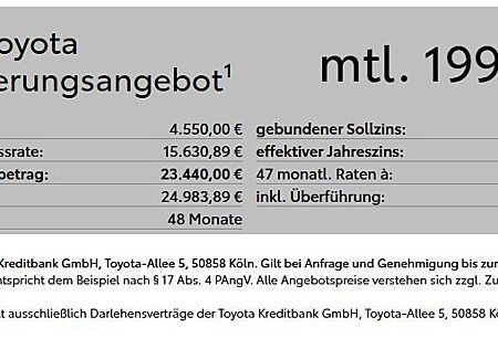 Toyota Yaris - 1,5 l. 116 Teamplayer *1,99%*+ Comf + Sa