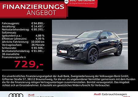 Audi Q8 50 TDI 2x S line HD-MATRIX Pano STHZG B&O 23"