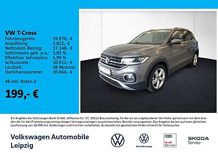 VW T-Cross Volkswagen Style 1.0 TSI OPF DSG *AHK*LED*DAB*