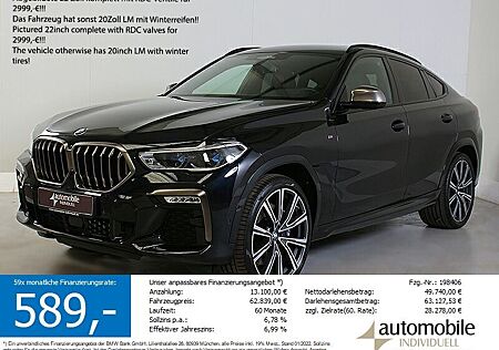 BMW X6 M50d AHK Laser ACC HuD DAB Standheizung Hifi