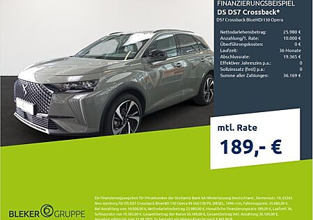 DS Automobiles DS7 Crossback BlueHDi 130 Opera